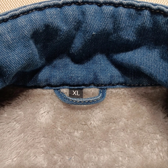 WearJeans fleece lined denim jacket, XL, Blue, Excellent condition - Picture 4 of 6